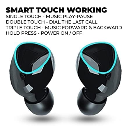 M10 Wireless TWS V5.1 EarBuds with Touch Display