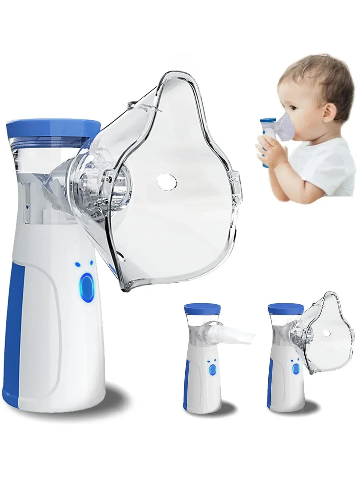 Medical Silent Mesh Nebulizer – Silent, Efficient & Travel-Friendly