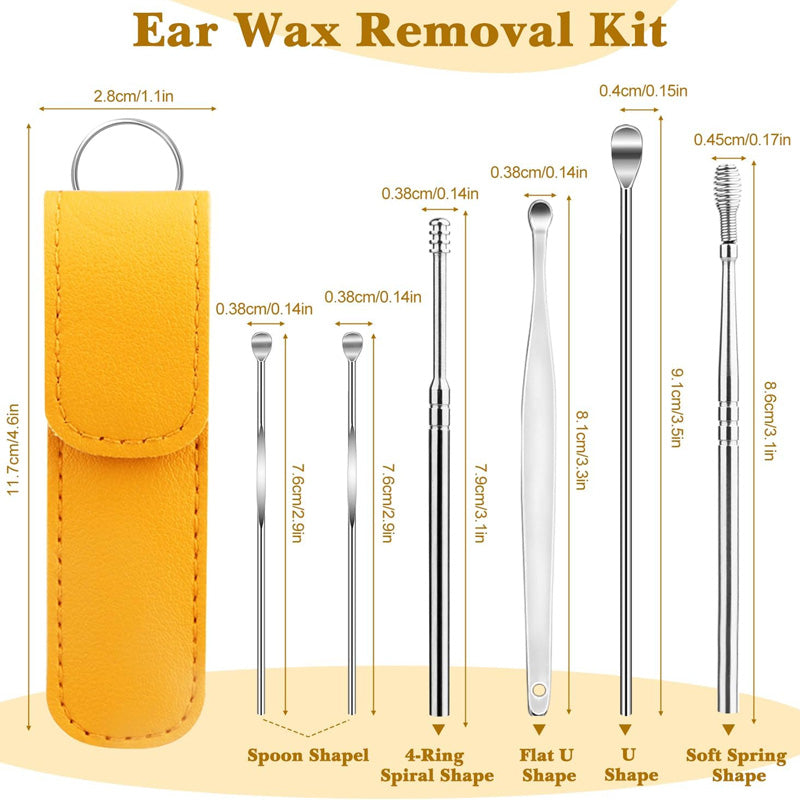 6 Pcs Ear Wax Cleaning Kit