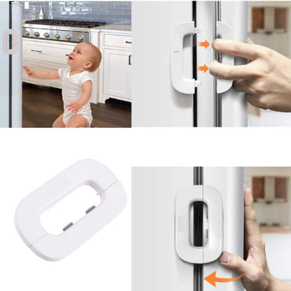 Child Safety Refrigerator Lock – Self-Adhesive Fridge & Freezer Door Lock