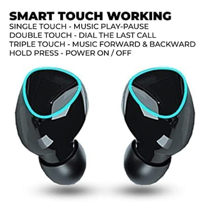 M10 Wireless TWS V5.1 EarBuds with Touch Display