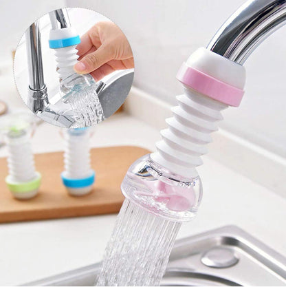 Fan Faucet Clip 360 Rotating Flexible Kitchen Faucet Water Filter