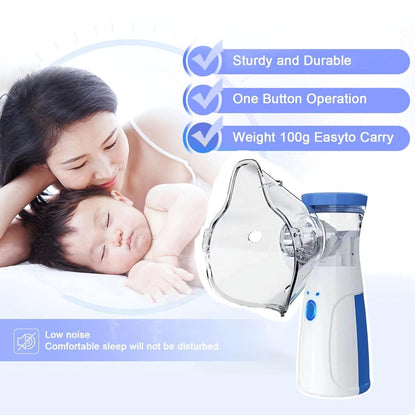 Medical Silent Mesh Nebulizer – Silent, Efficient &amp; Travel-Friendly