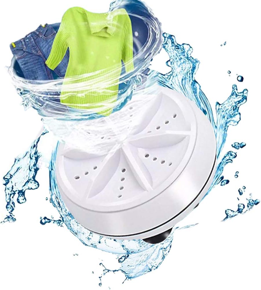 Portable Turbine Ultrasonic USB mini Washing Machine