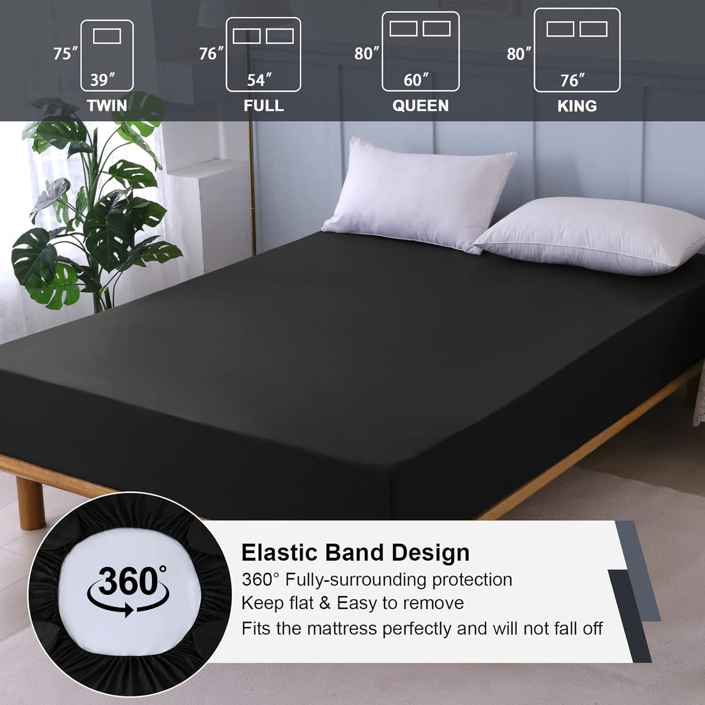 Waterproof Mattress Protector | Fitted Breathable Mattress Cover