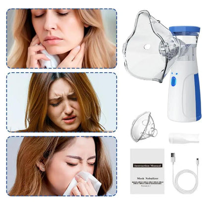 Medical Silent Mesh Nebulizer – Silent, Efficient &amp; Travel-Friendly