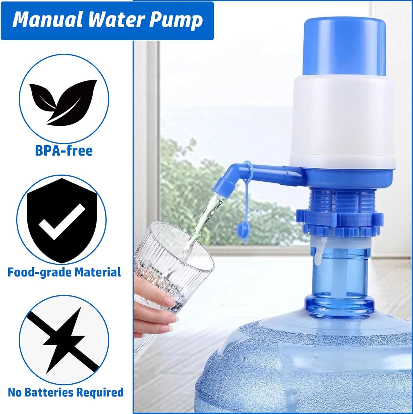 Manual Hand Press Pump Water Dispenser
