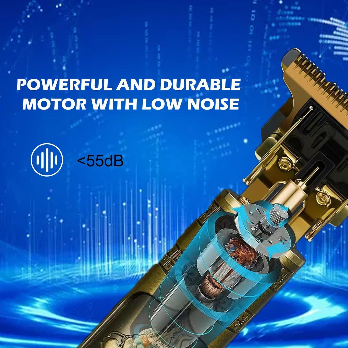 Vintage T9 USB Rechargeable Professional Hair Trimmer for Men