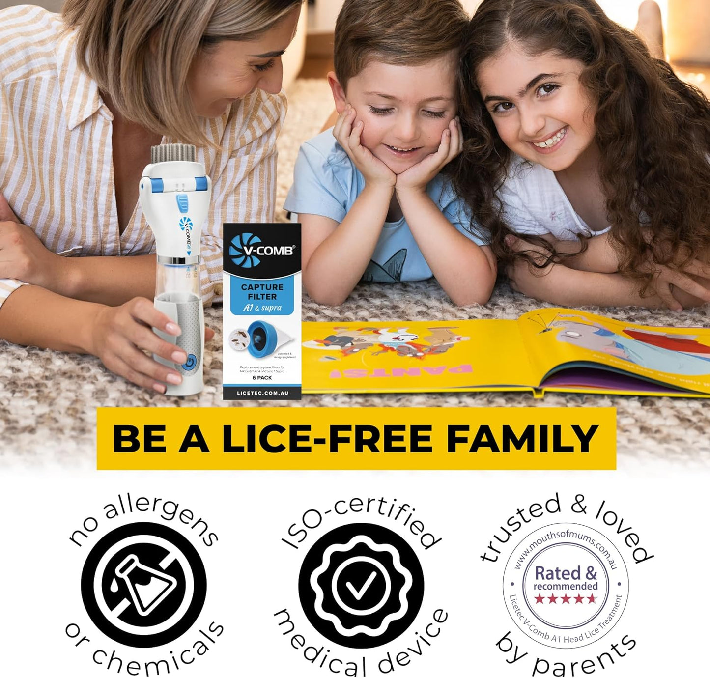 Electric V-Comb Anti Lice Machine