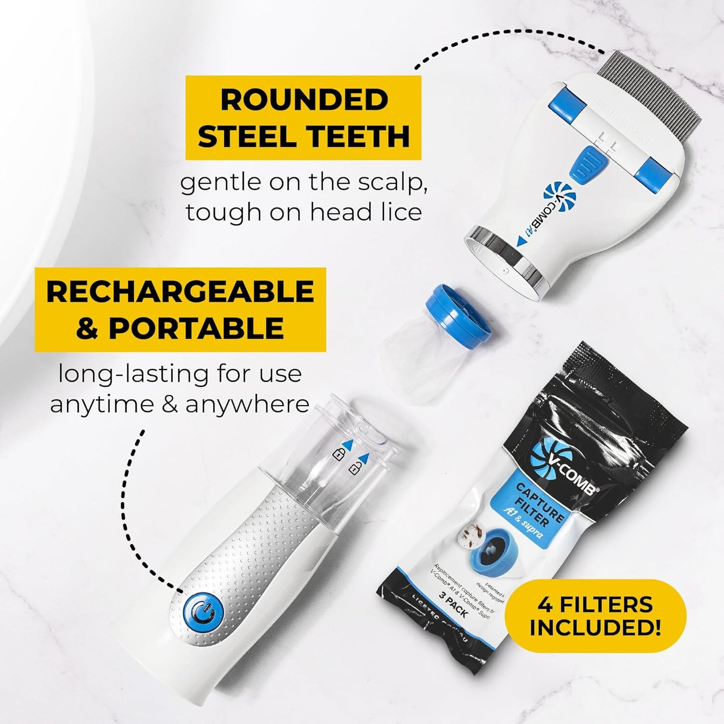 Electric V-Comb Anti Lice Machine