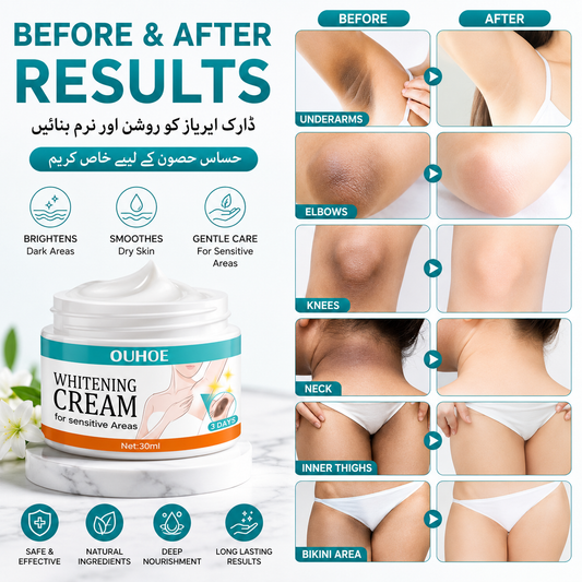 Whitening Cream for Sensitive Areas  underarm 7 days result cream.