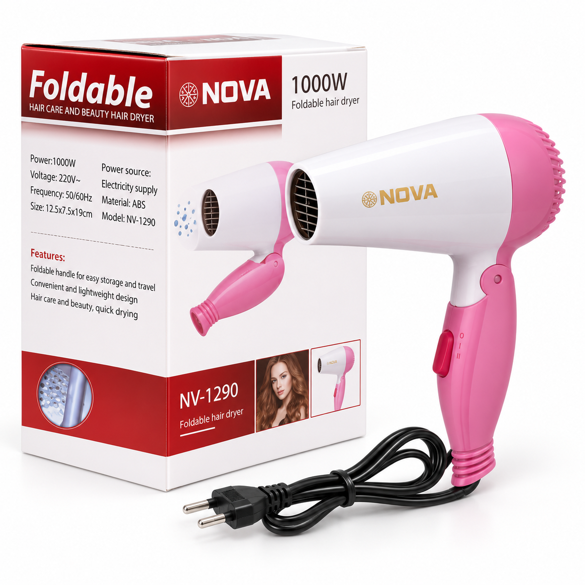 Nova Foldable Hair Dryer