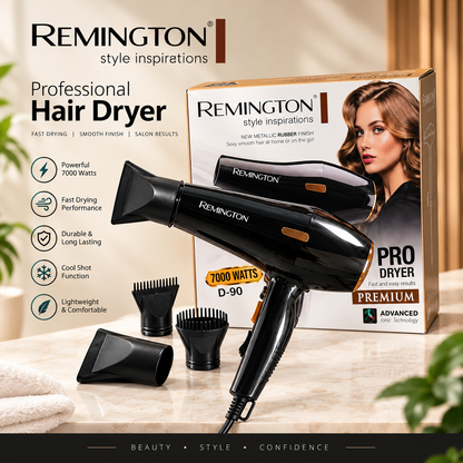 GG-404-A- Remington Style Inspirations Pro Hair Dryer D-90